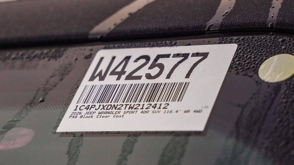 New 2026 Jeep Wrangler Unlimited Sport AWD/4WD image 29