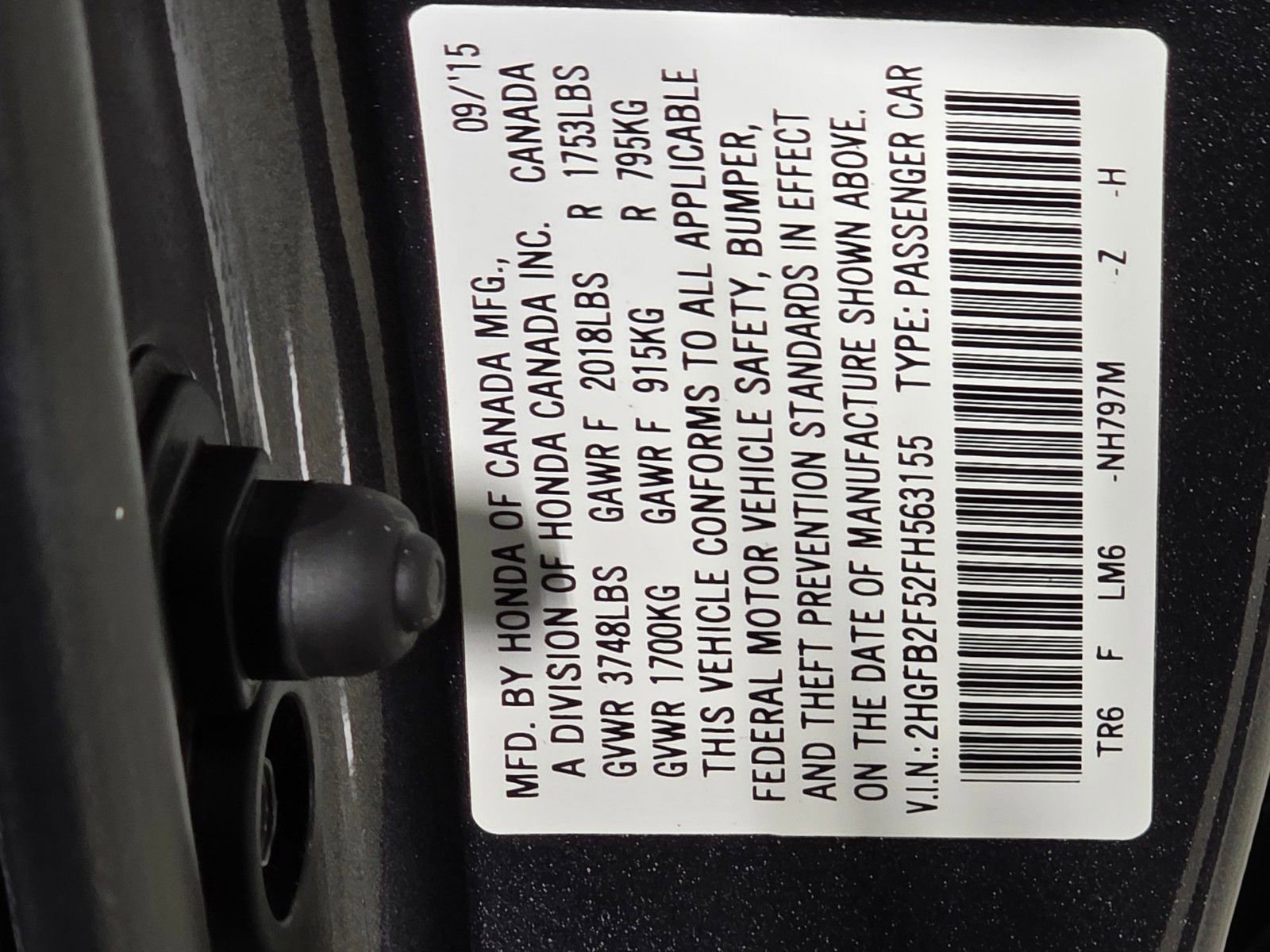 Used 2015 Honda Civic LX image 34