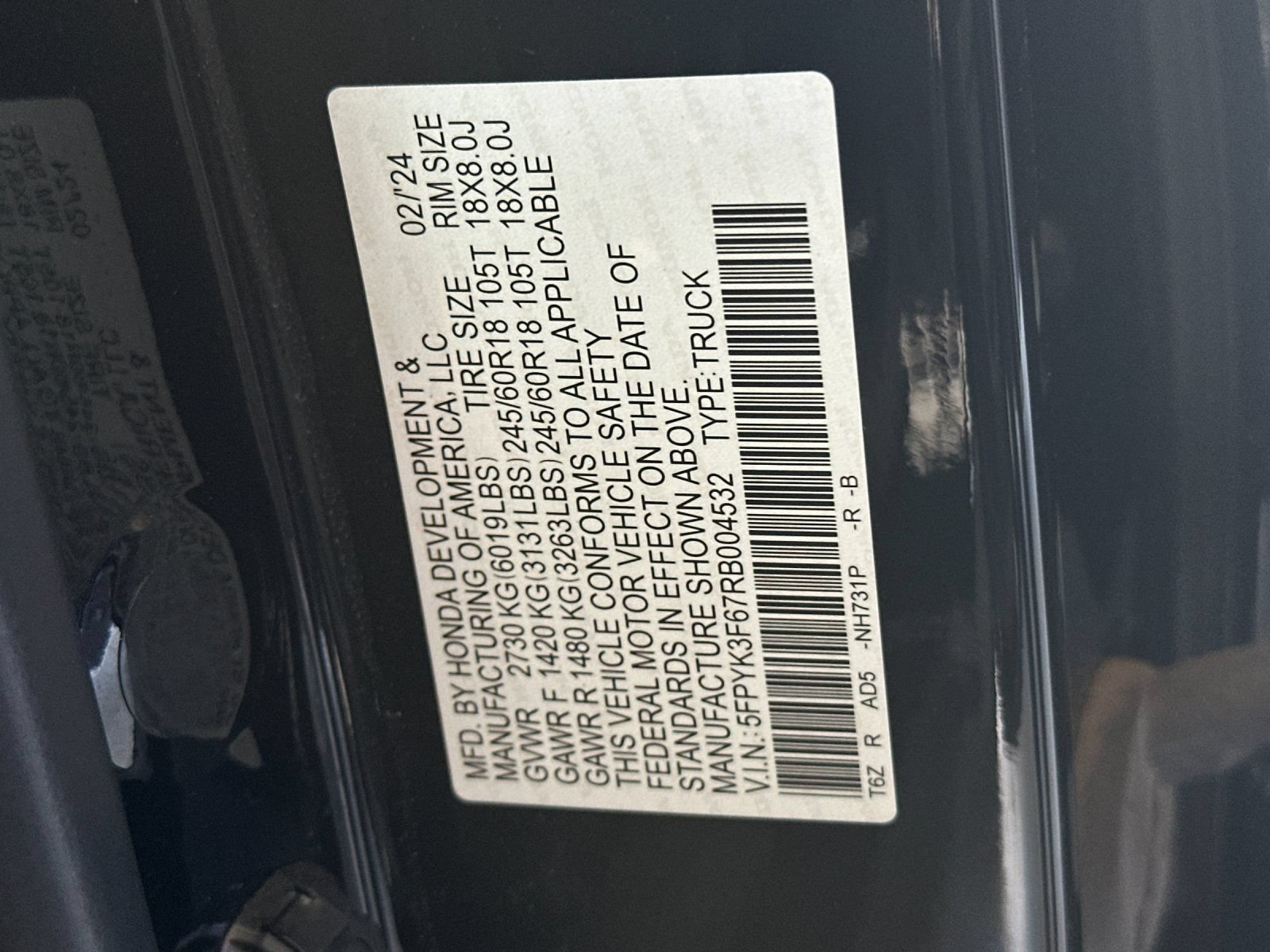 Used 2024 Honda Ridgeline TrailSport image 27