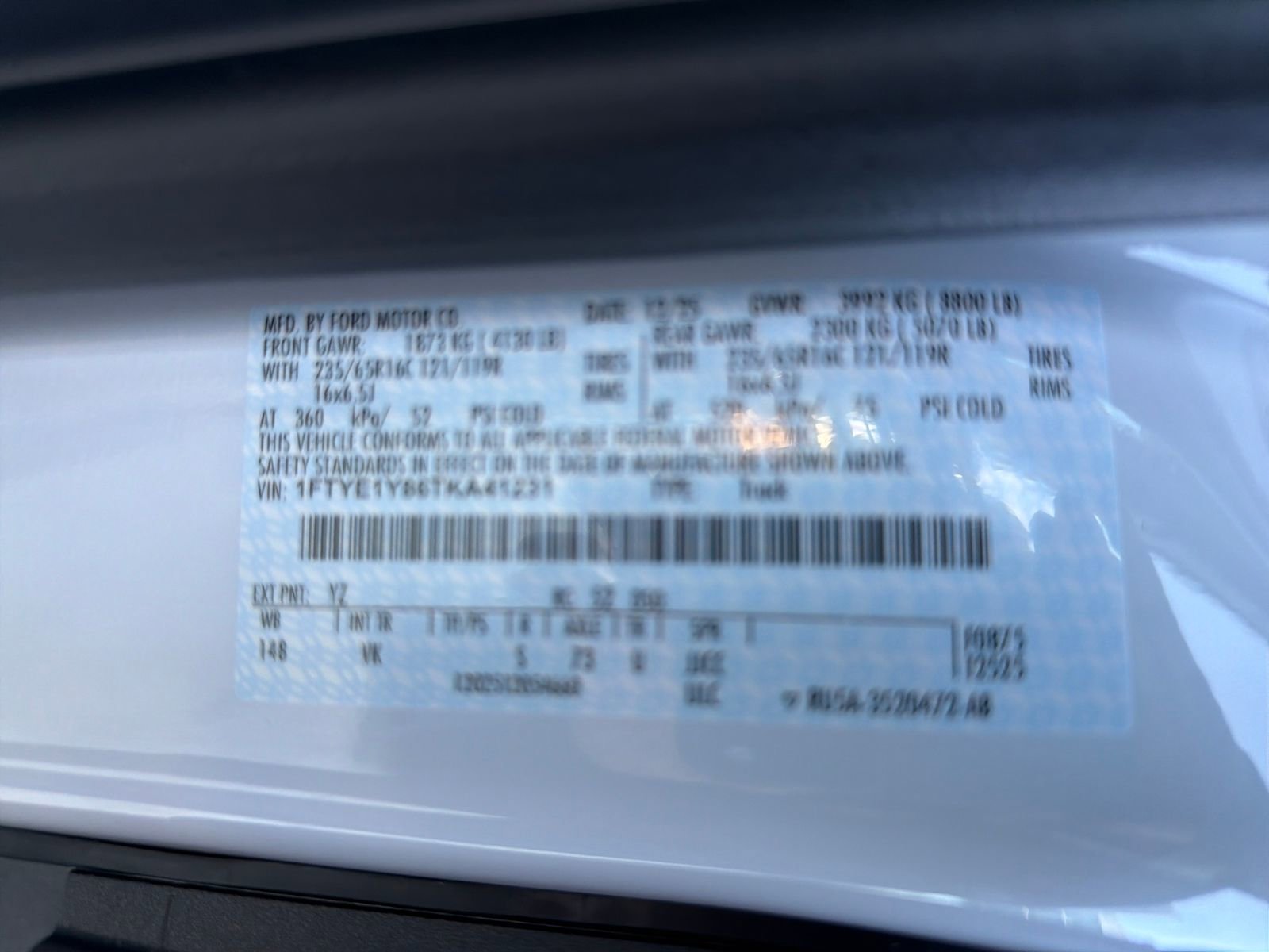 New 2026 Ford Transit 150 Low Roof RWD image 26