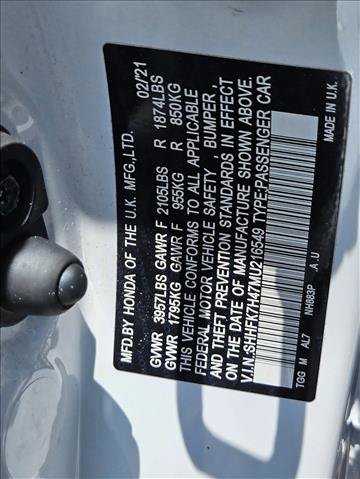 Certified 2021 Honda Civic Sport image 23