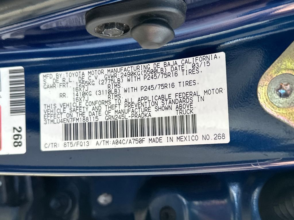 Used 2015 Toyota Tacoma 4x4 Double Cab image 21