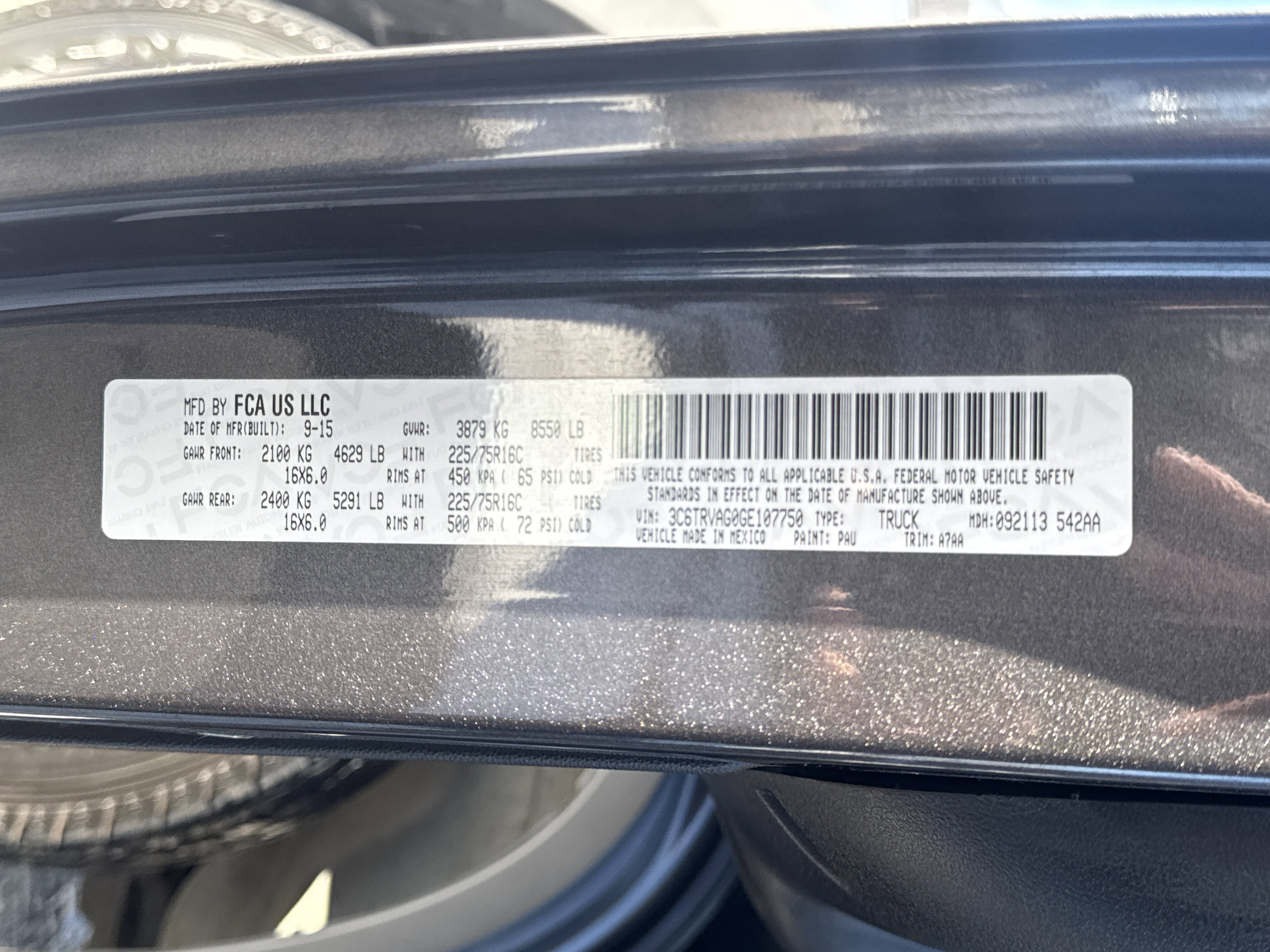 Used 2016 RAM ProMaster 1500 image 35