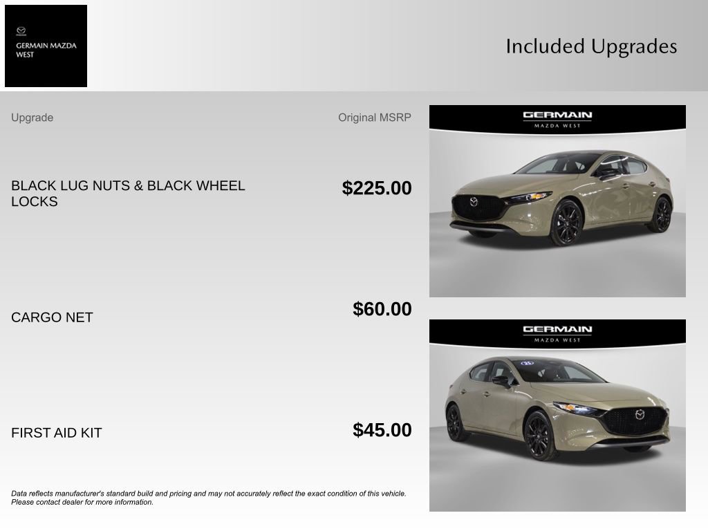 Certified 2025 MAZDA MAZDA3 Carbon AWD/4WD image 10