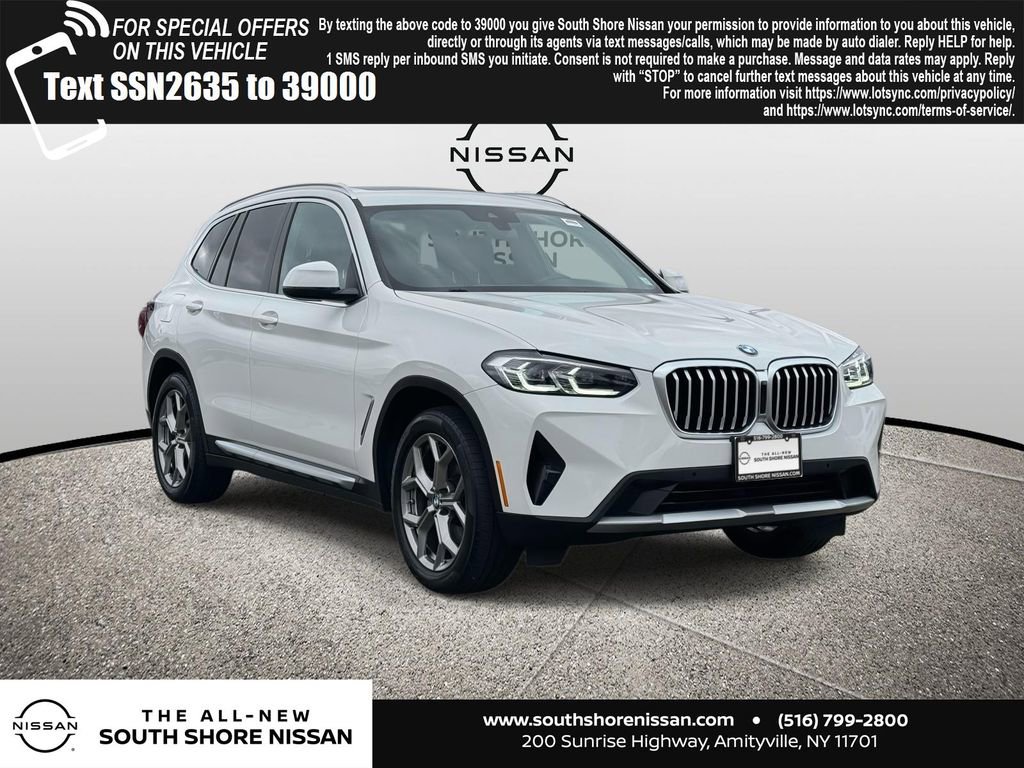 Used 2022 BMW X3 xDrive30i w/ Convenience Package w/ZPA image 1