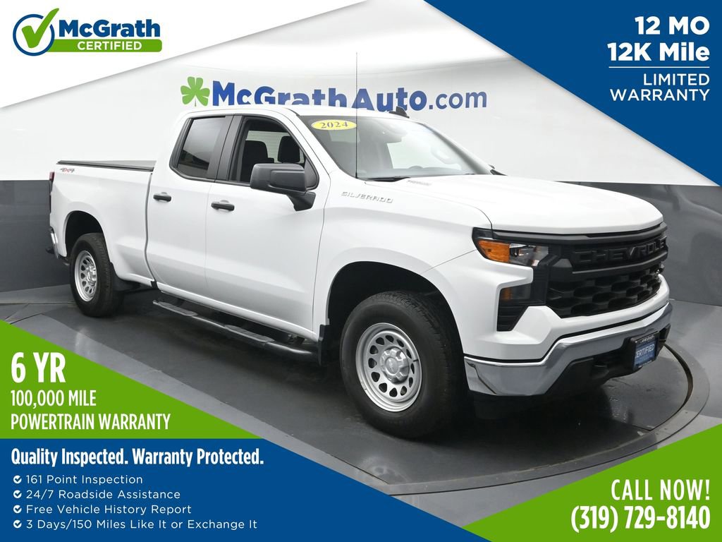 Certified 2024 Chevrolet Silverado 1500 W/T w/ WT Value Package image 1