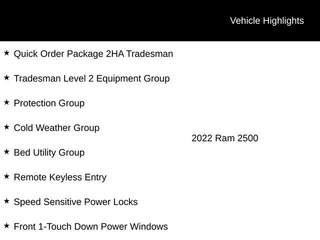 Used 2022 RAM 2500 Tradesman image 12