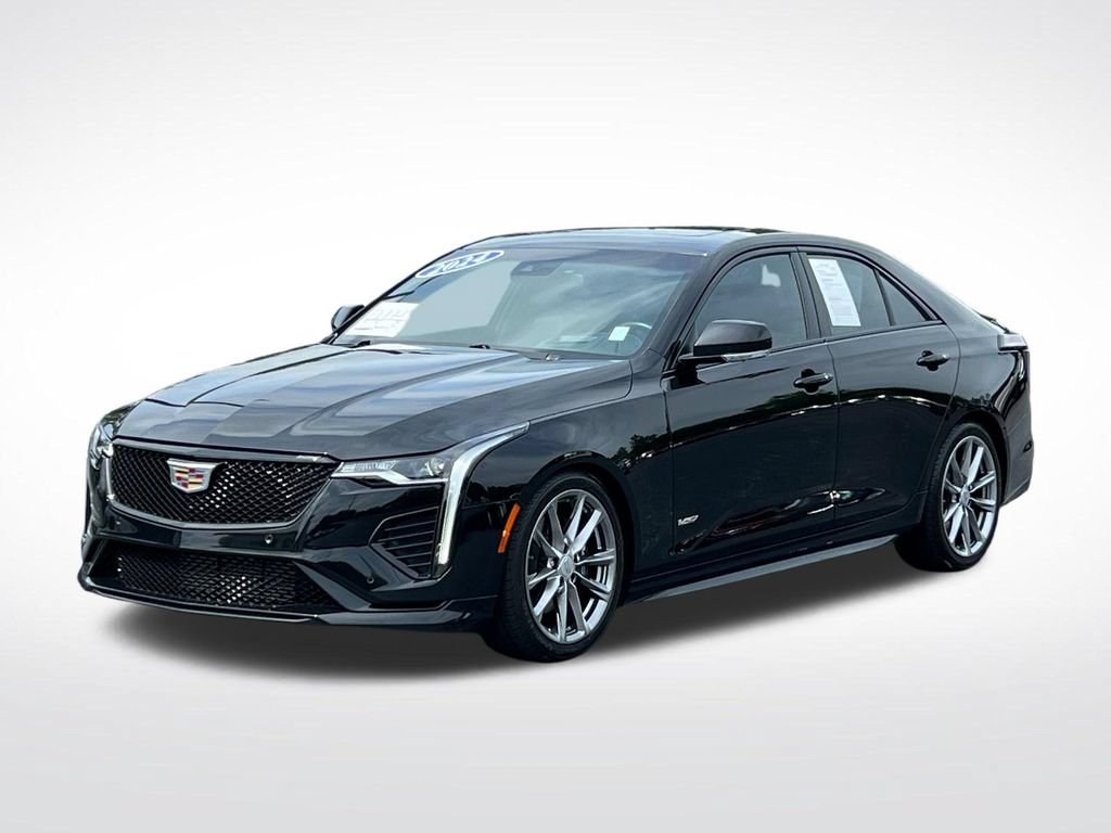 Certified 2024 Cadillac CT4 V w/ Navigation Package RWD image 1