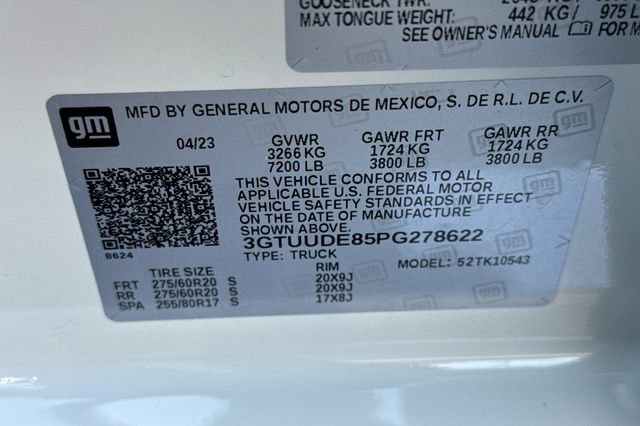 Used 2023 GMC Sierra 1500 SLT w/ SLT Premium Plus Package AWD/4WD image 60