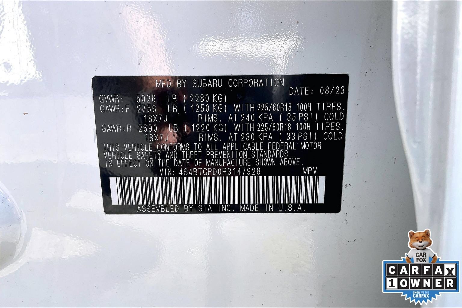 Certified 2024 Subaru Outback Touring XT AWD/4WD image 33