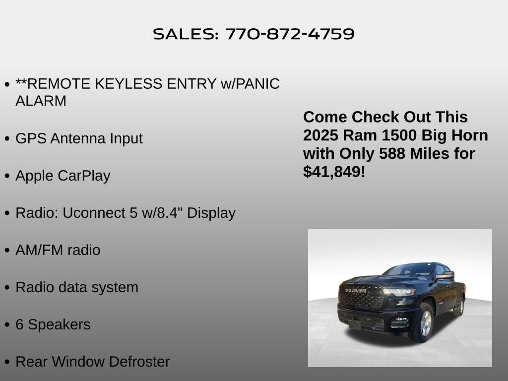 Used 2025 RAM 1500 Big Horn image 28