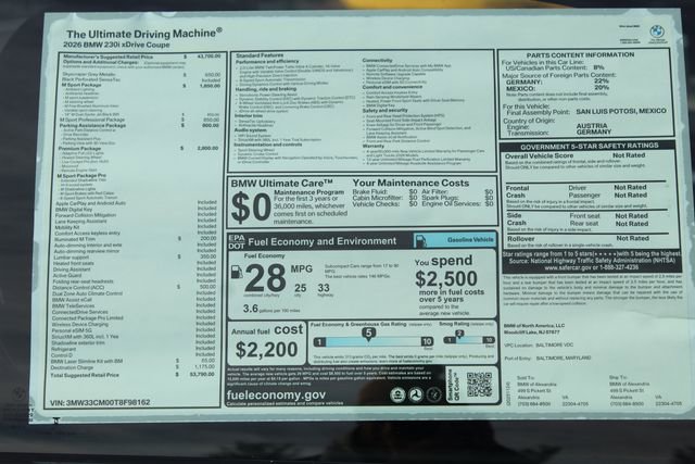 New 2026 BMW 230i xDrive Coupe w/ Premium Package image 2