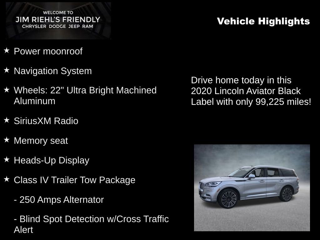 Used 2020 Lincoln Aviator Black Label w/ Dynamic Handling Package image 5