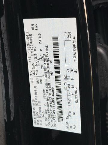 Certified 2021 Ford F150 Tremor w/ Equipment Group 402A High AWD/4WD image 35