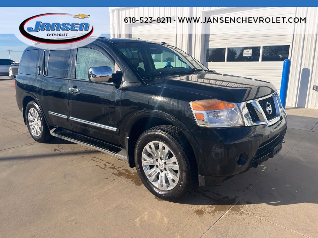 Used 2015 Nissan Armada Platinum w/ 2nd Row Captain Seat Package AWD/4WD image 1