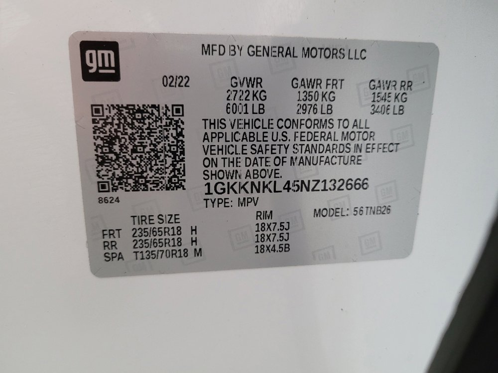 Used 2022 GMC Acadia SLE FWD image 33