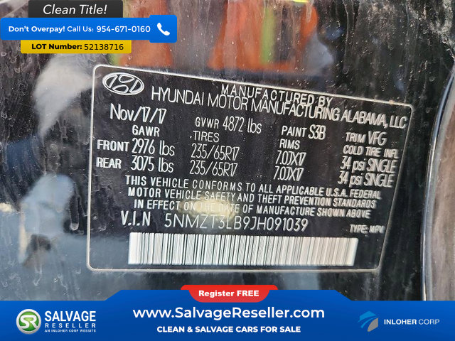 Used 2018 Hyundai Santa Fe Sport FWD image 17