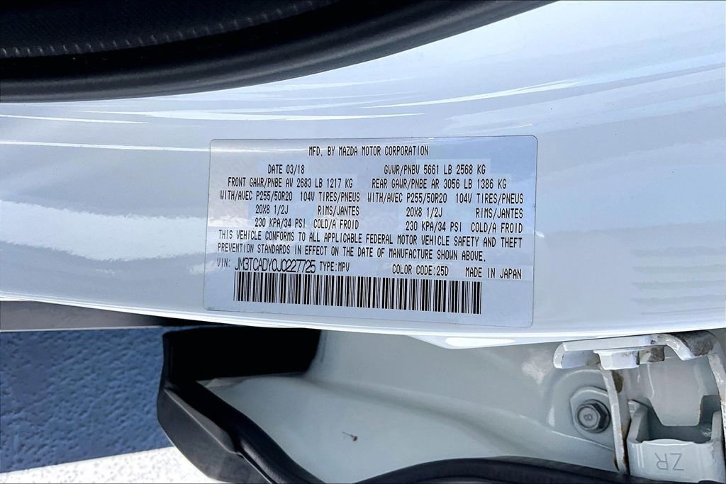 Used 2018 MAZDA CX-9 Grand Touring FWD image 17