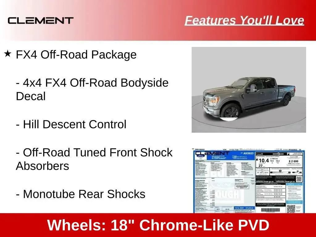 Used 2023 Ford F150 XLT w/ Equipment Group 302A High AWD/4WD image 86