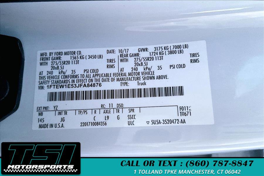 Used 2018 Ford F150 XL w/ Equipment Group 101A Mid image 3