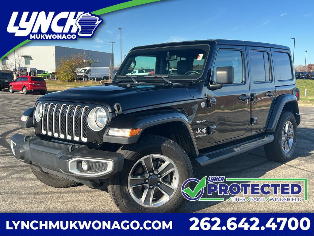 Used 2021 Jeep Wrangler Unlimited Sahara w/ Uconnect 4C Nav & Sound Group