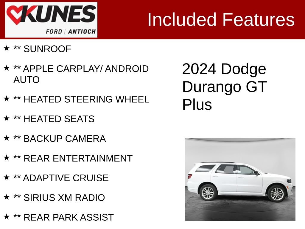 Used 2024 Dodge Durango GT AWD/4WD image 3