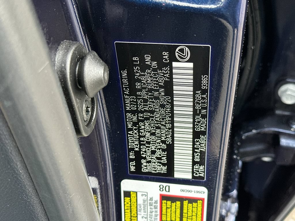 Used 2023 Lexus ES 350 w/ Premium Package FWD image 26