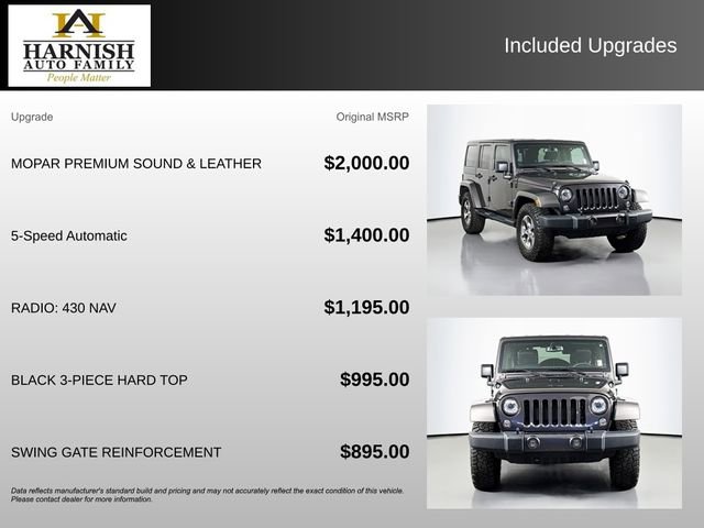 Used 2017 Jeep Wrangler Unlimited Sahara w/ Max Tow Package image 4