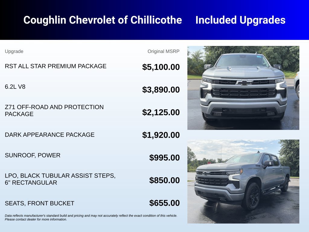 New 2026 Chevrolet Silverado 1500 RST w/ RST All Star Premium Package AWD/4WD image 3