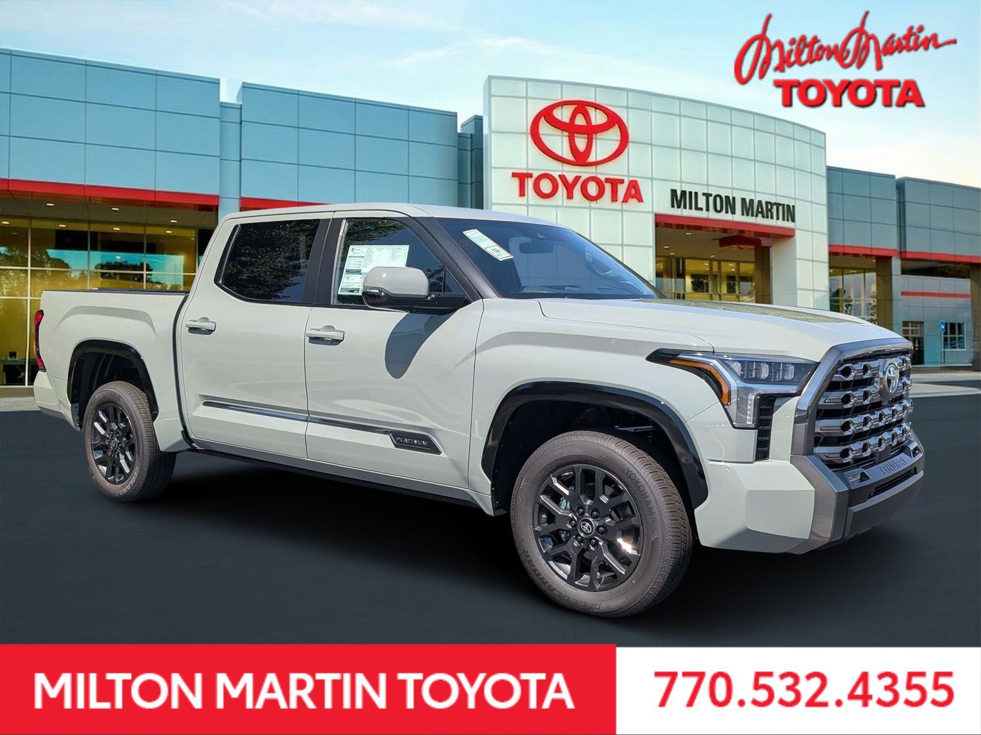 New 2026 Toyota Tundra Platinum w/ TRD Performance Package (TMS)