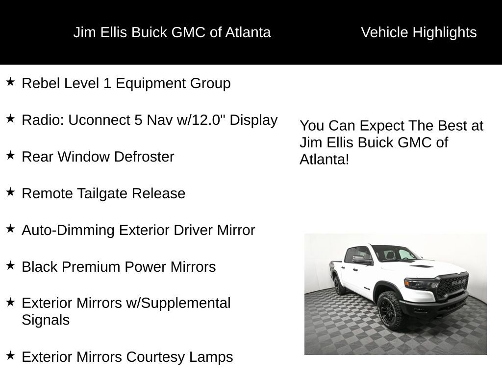 Used 2025 RAM 1500 Rebel w/ Rebel Level 1 Equipment Group image 5