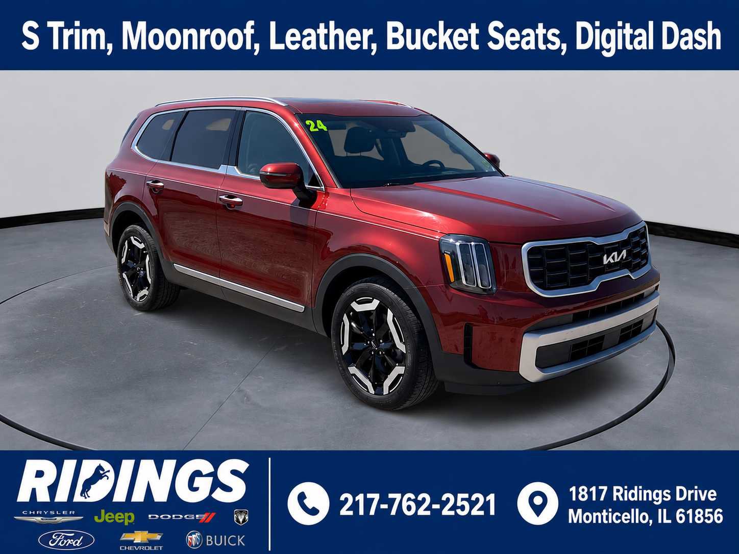 Used 2024 Kia Telluride S w/ S Sunroof Package FWD video 1