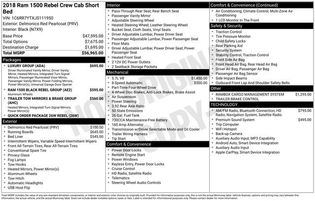 Used 2018 RAM 1500 Rebel w/ Luxury Group image 12