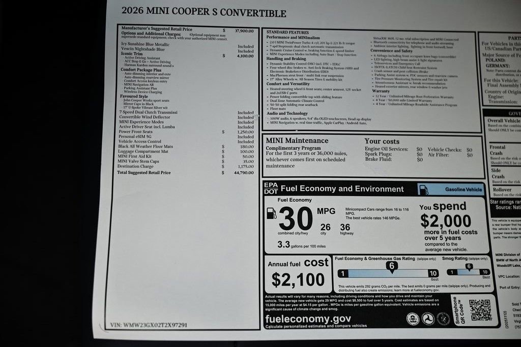 New 2026 MINI Cooper S image 42