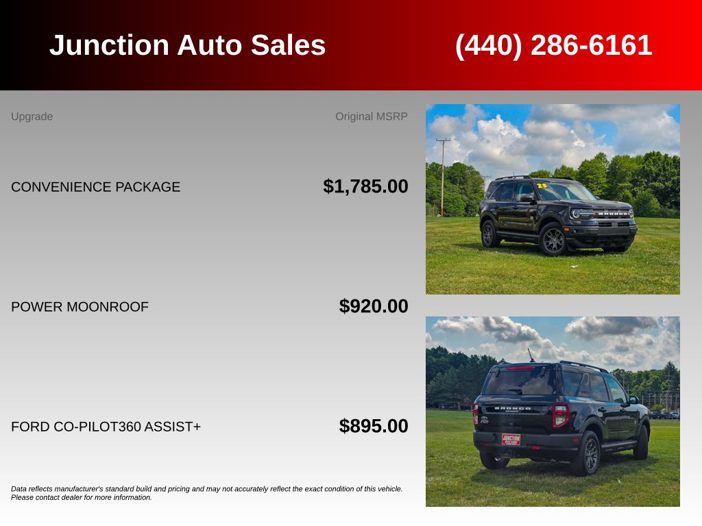 Used 2023 Ford Bronco Sport Big Bend w/ Convenience Package AWD/4WD image 5