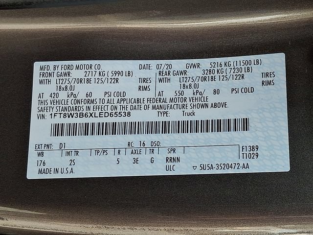 Used 2020 Ford F350 XLT w/ XLT Premium Package AWD/4WD image 26