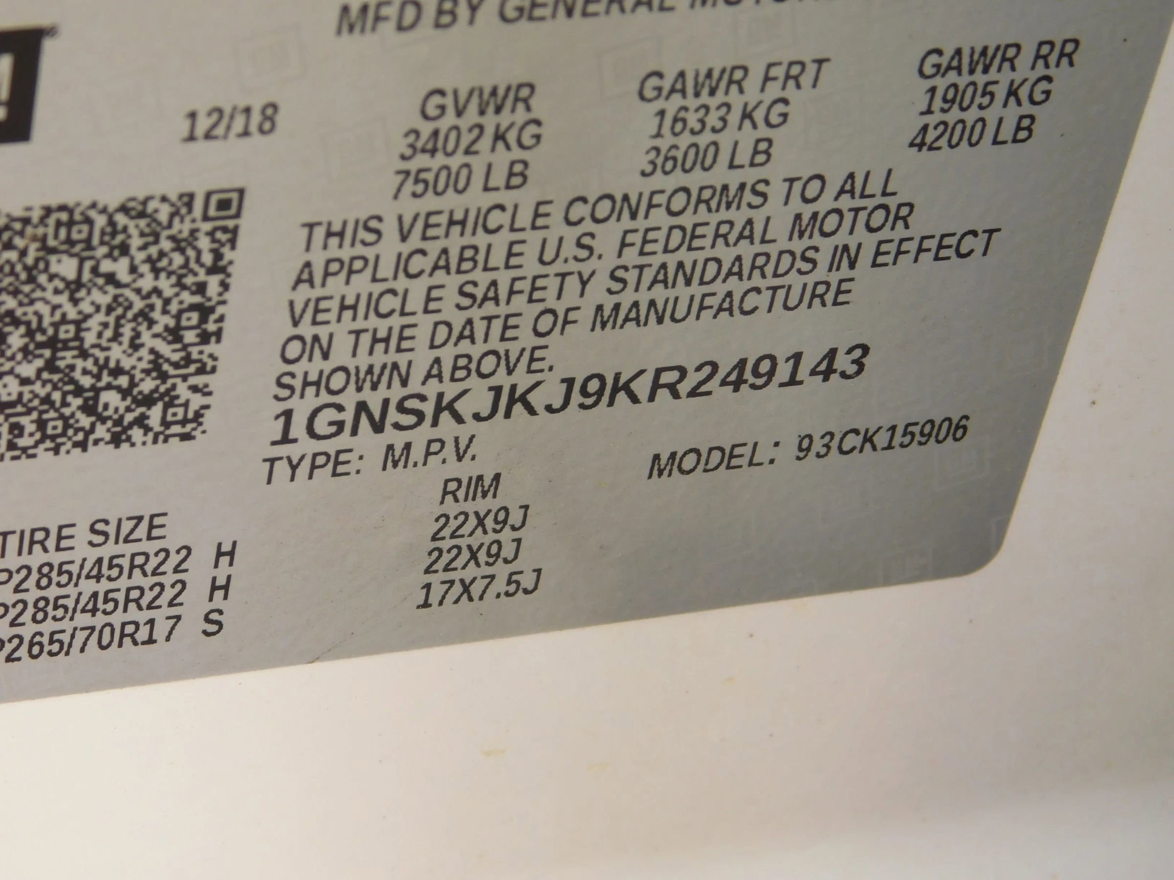 Used 2019 Chevrolet Suburban Premier w/ Premier Plus Edition AWD/4WD image 37