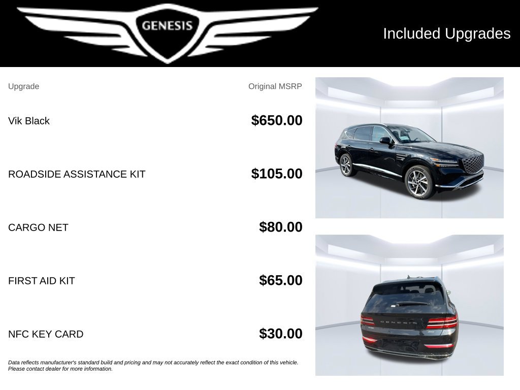 Used 2026 Genesis GV80 2.5T Advanced AWD/4WD image 2