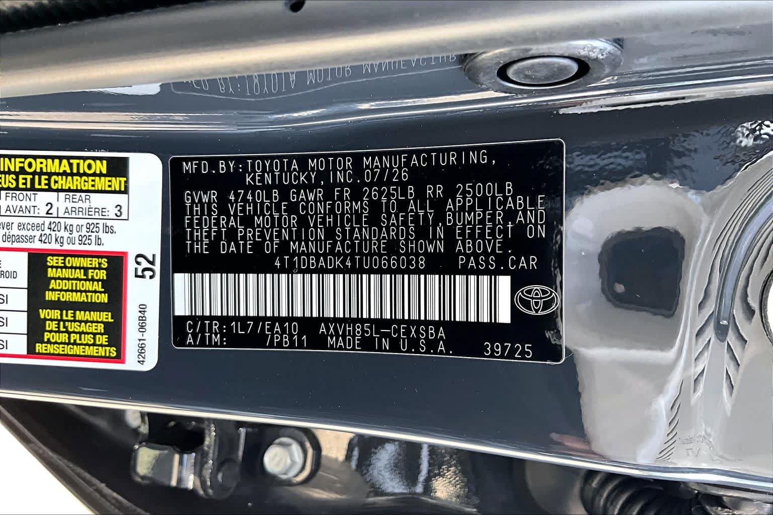 New 2026 Toyota Camry SE AWD/4WD image 22