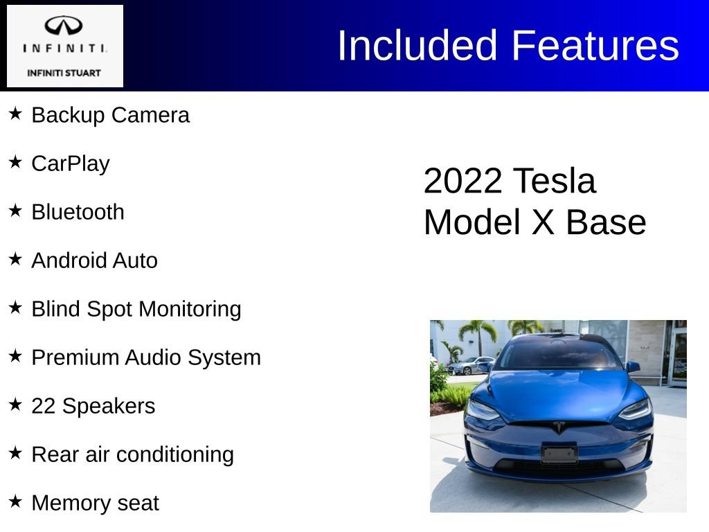 Used 2022 Tesla Model X AWD/4WD image 2