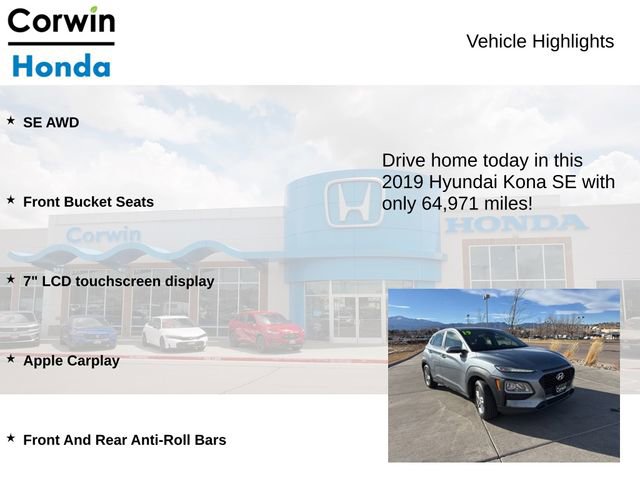 Used 2019 Hyundai Kona SE image 6