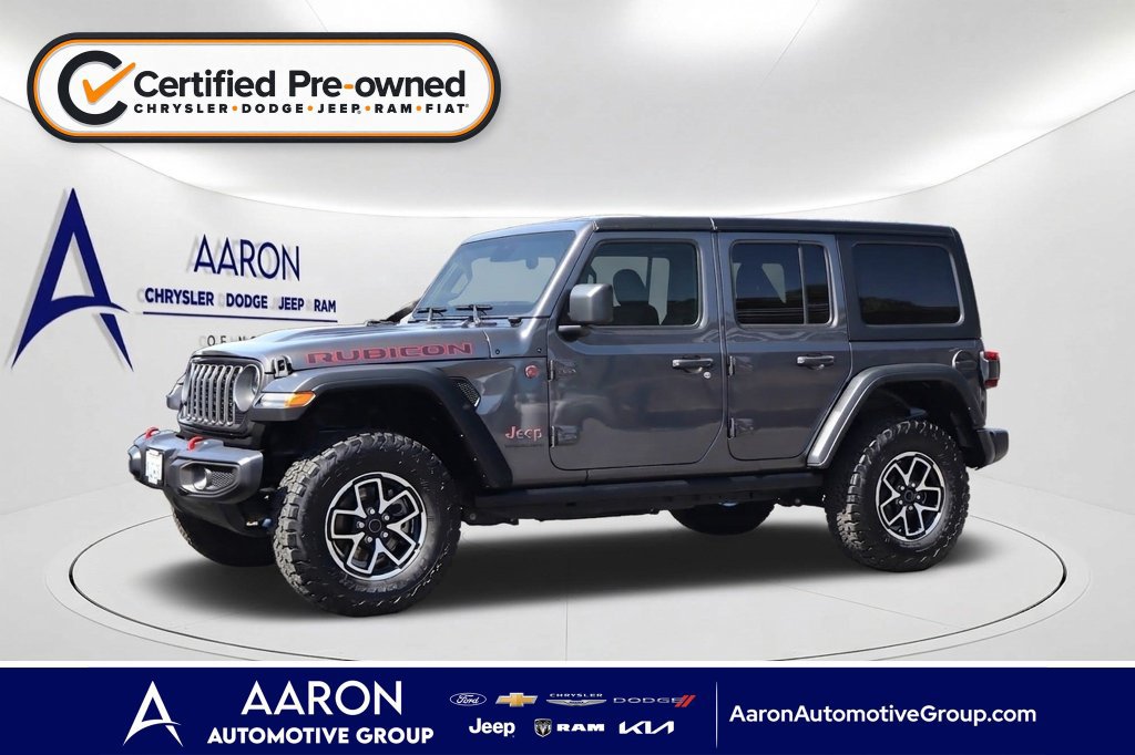 Certified 2025 Jeep Wrangler Unlimited Rubicon w/ Convenience Group AWD/4WD image 1