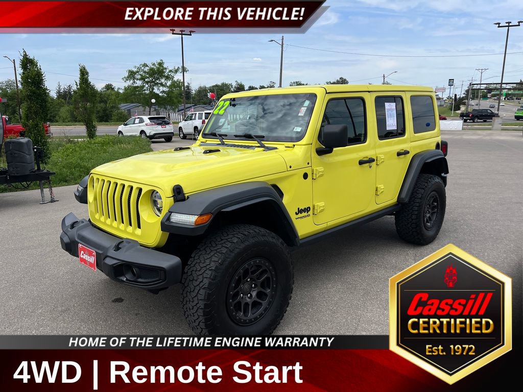 Used 2022 Jeep Wrangler Unlimited Sport