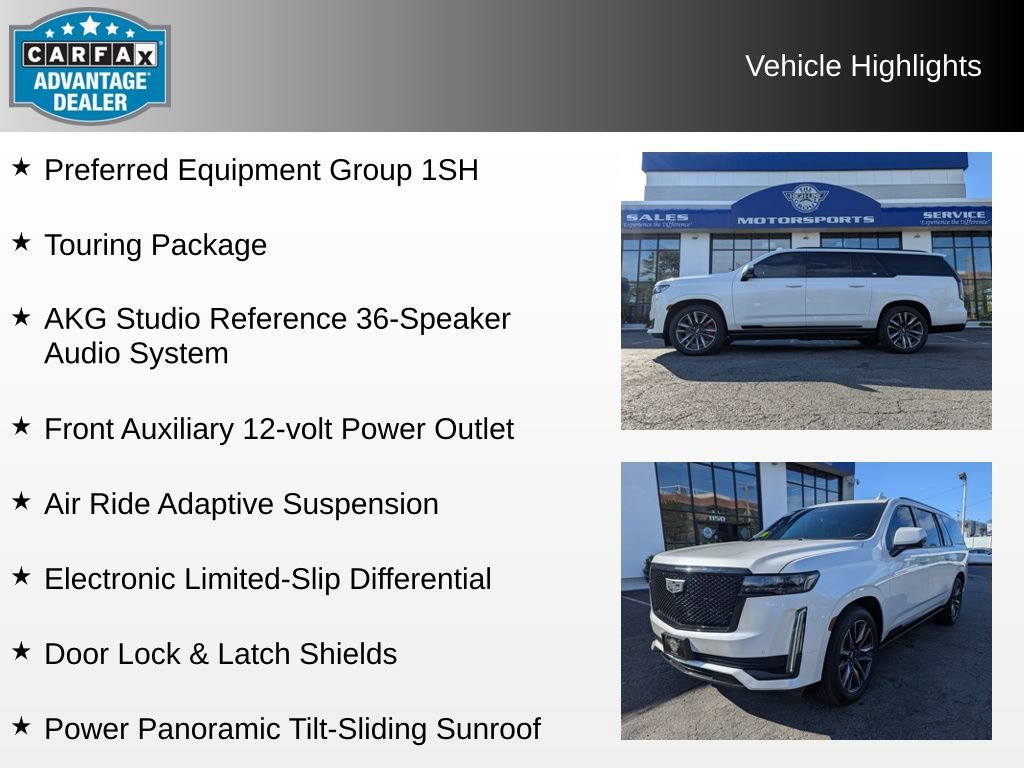 Used 2022 Cadillac Escalade ESV Sport Platinum AWD/4WD image 4