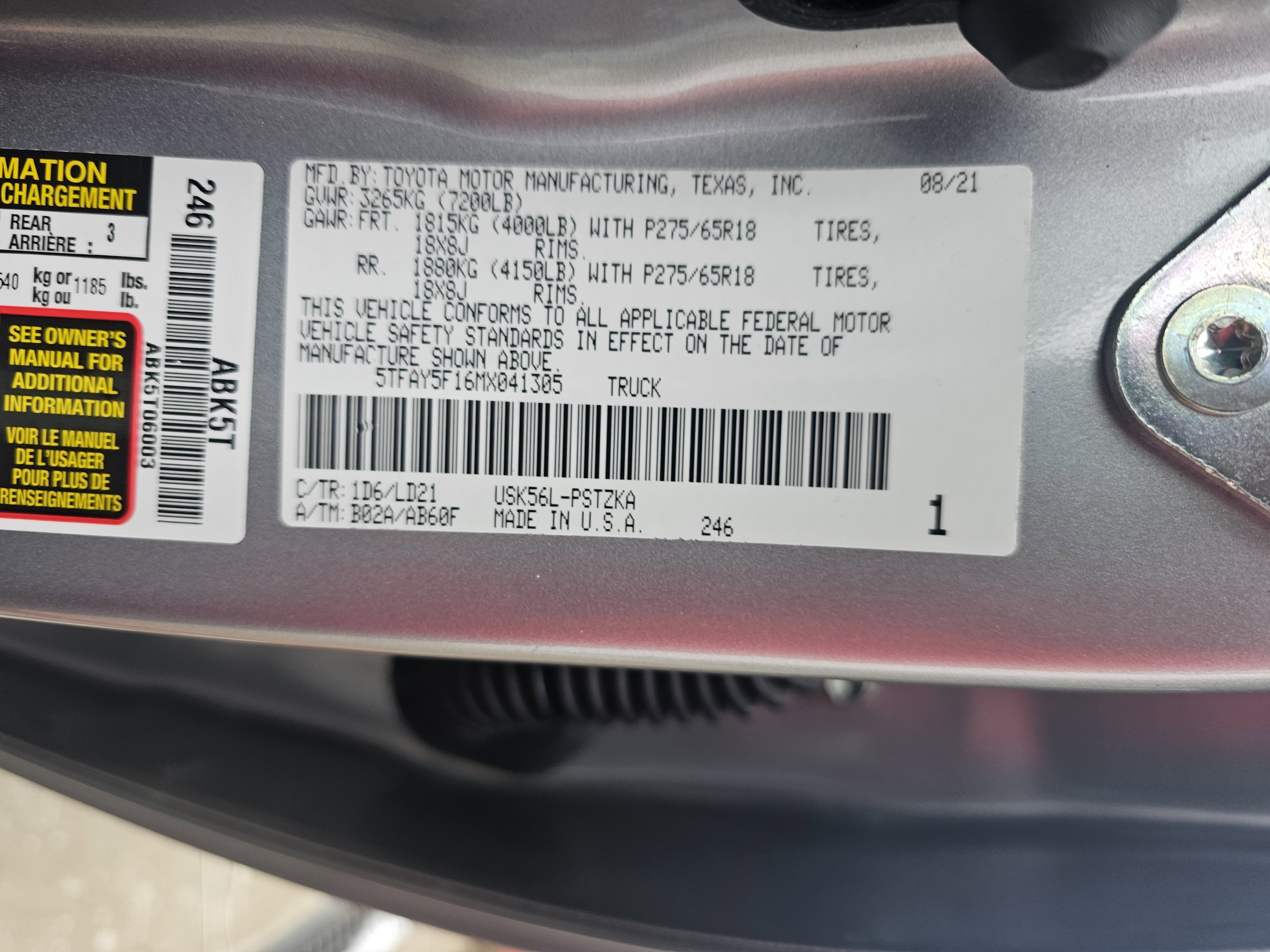 Used 2021 Toyota Tundra 1794 Edition image 27