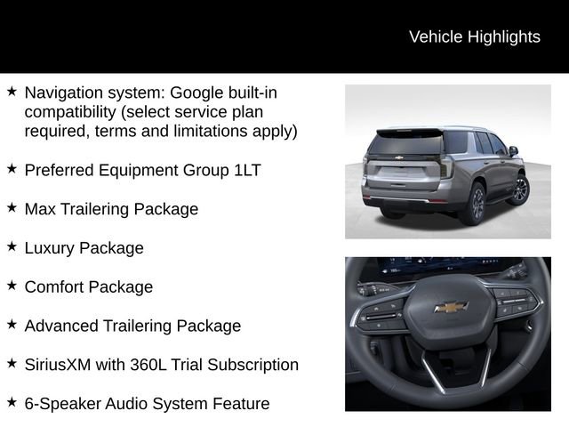 New 2026 Chevrolet Tahoe LT w/ Comfort Package AWD/4WD image 3