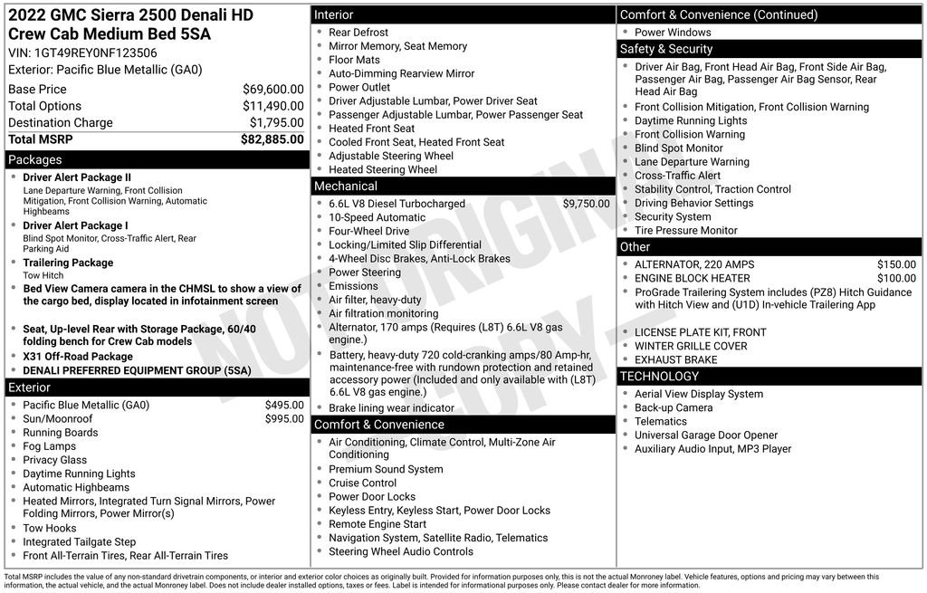 Used 2022 GMC Sierra 2500 Denali image 34