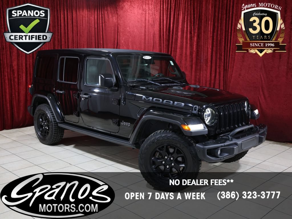 Used 2019 Jeep Wrangler Unlimited Sahara w/ Quick Order Package 24M Moab AWD/4WD image 1