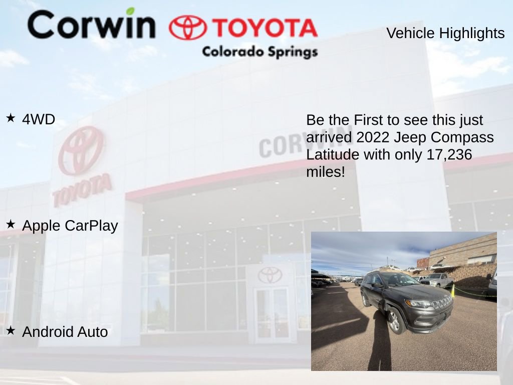 Used 2022 Jeep Compass Latitude w/ Convenience Group image 4