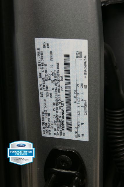Certified 2022 Ford F150 XLT w/ Equipment Group 302A High image 40